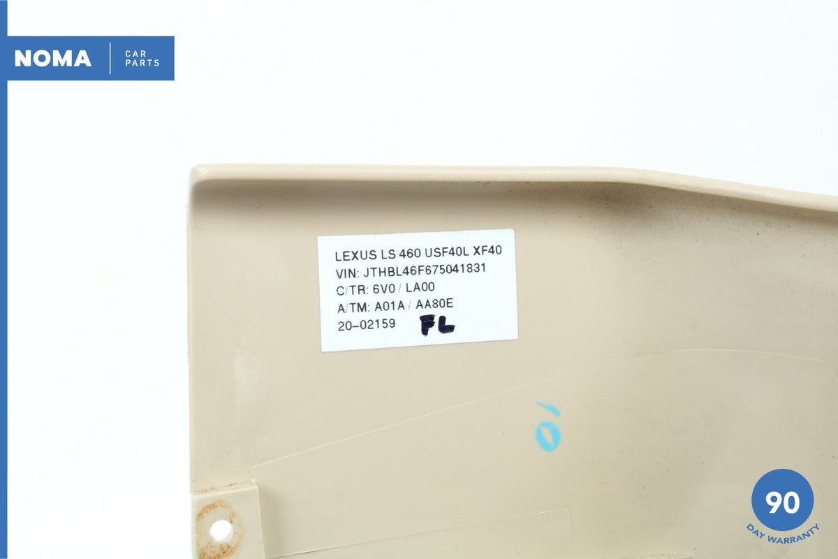 07-12 Lexus XF40 LS460 Front Left Driver Seat Lower Cover Trim 71868-50040 OEM - photo 6