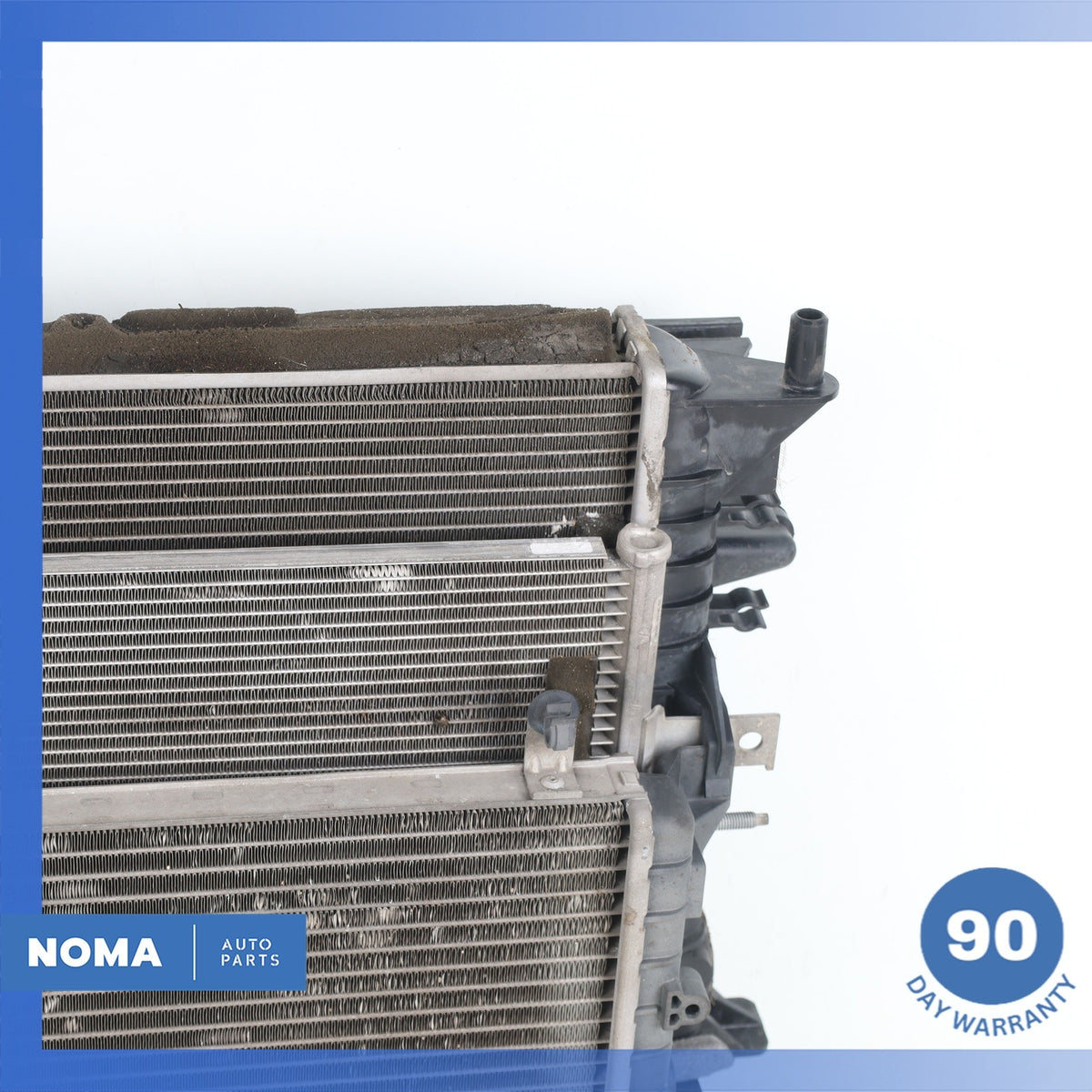10-19 Jaguar X351 XJ XFR Radiator A/C AC Condenser Intercooler Assembly OEM - photo 3