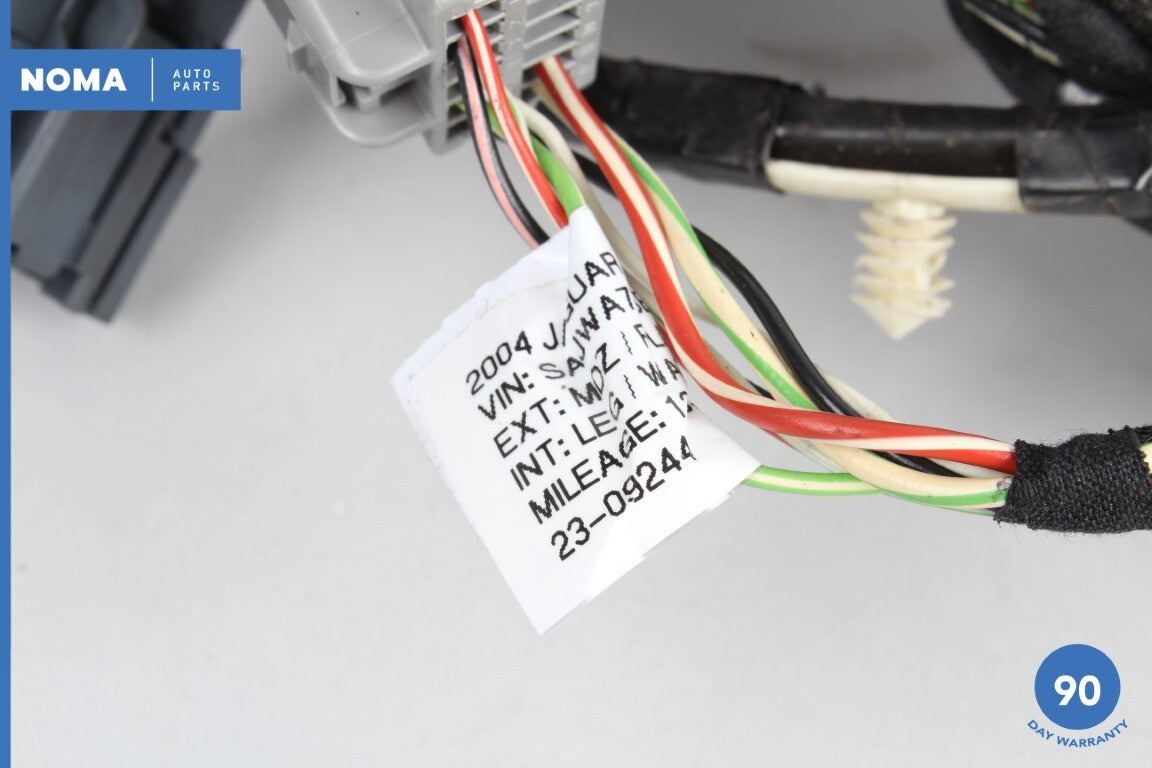 2004 Jaguar XJ8 XJR X350 Front Right Passenger Side Door Wiring Harness OEM - photo 14