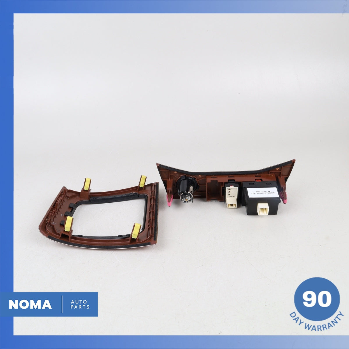 07-08 Lexus MHU33 RX400h Dashboard Console Heater Switch w/ Trim Set OEM - photo 3
