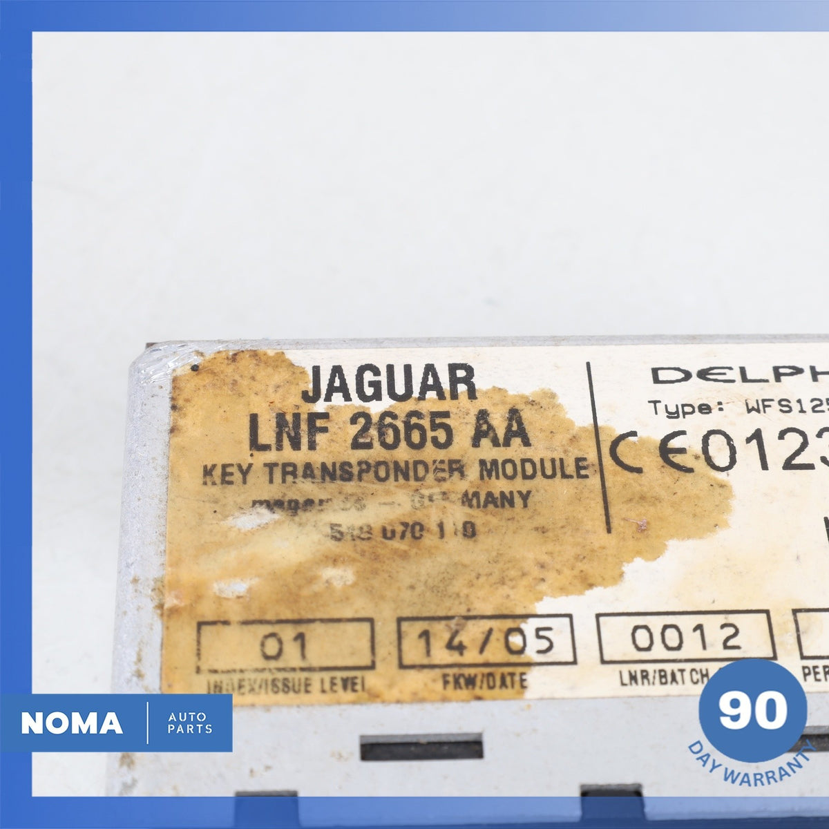 Jaguar X100 XKR Key Transponder Module Unit LNF2665AA OEM - photo 3