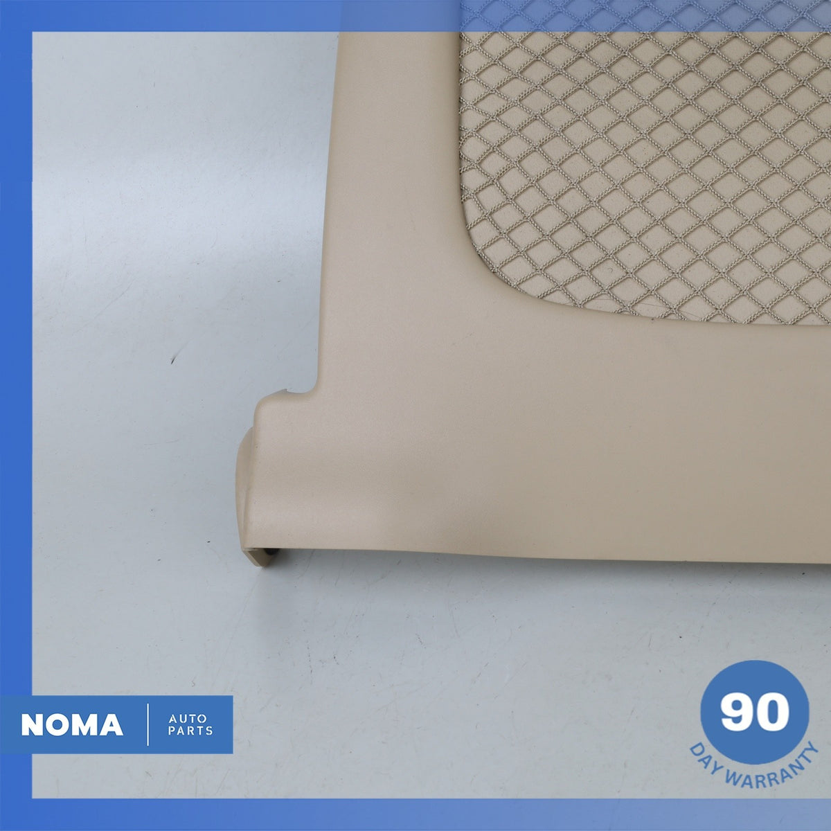 Jaguar X250 XF XFR Front Right Passenger Side Seat Back Cover Panel Beige OEM - photo 5
