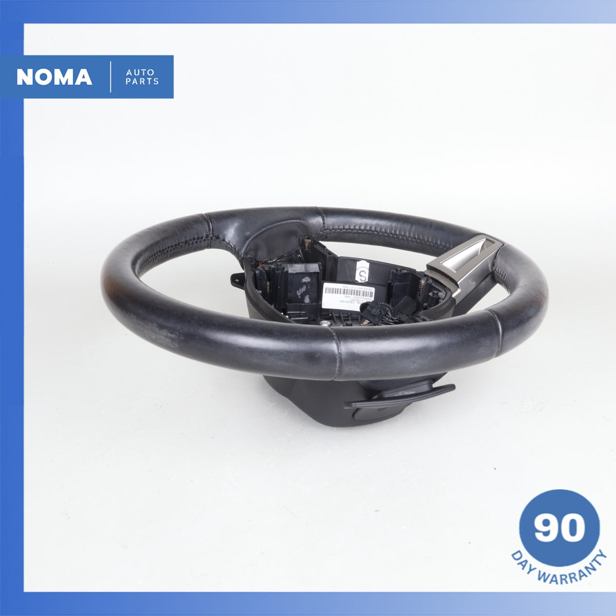 07-11 Jaguar X150 XK XF Steering Wheel w/ Paddle Shifters Black 7W833L598DA OEM - photo 11