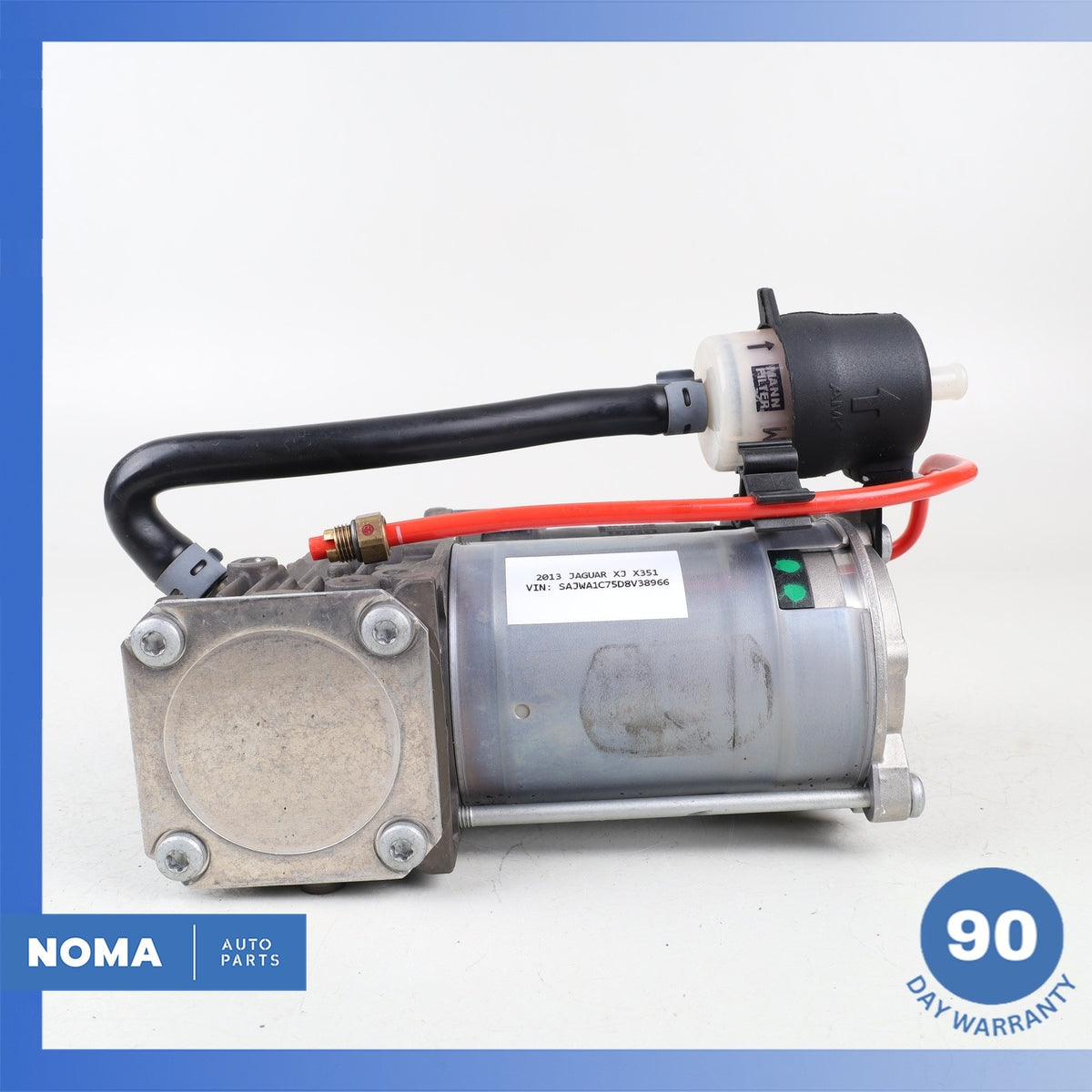 10-15 Jaguar X351 XJ XJR Air Suspension Compressor Pump AW933B484AF OEM - photo 16