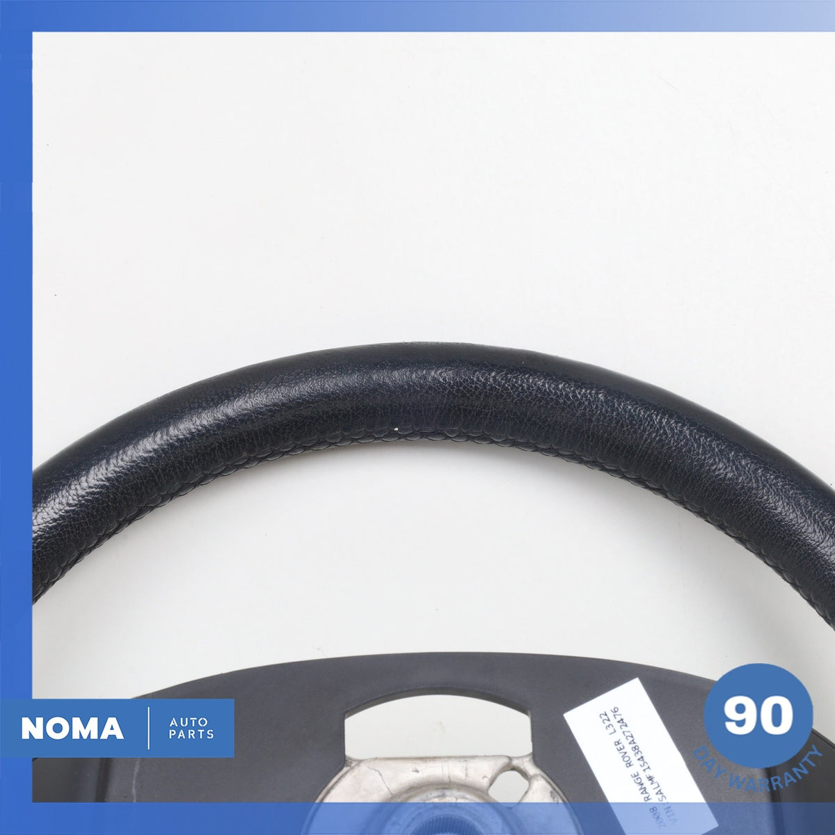 03-12 Land Rover Range Rover L322 Heater Leather Steering Wheel Black OEM - photo 14