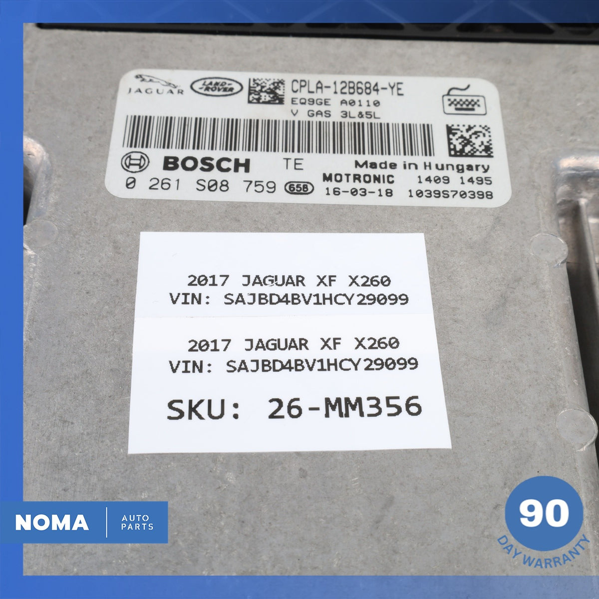 10-24 Jaguar X260 XF XJ Engine Motor Control Module ECU ECM DME C2D30319 OEM - photo 17
