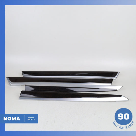 11-16 BMW F10 535i 550i Interior Door Panel Trim Wood Set 51427225530 OEM - photo 1