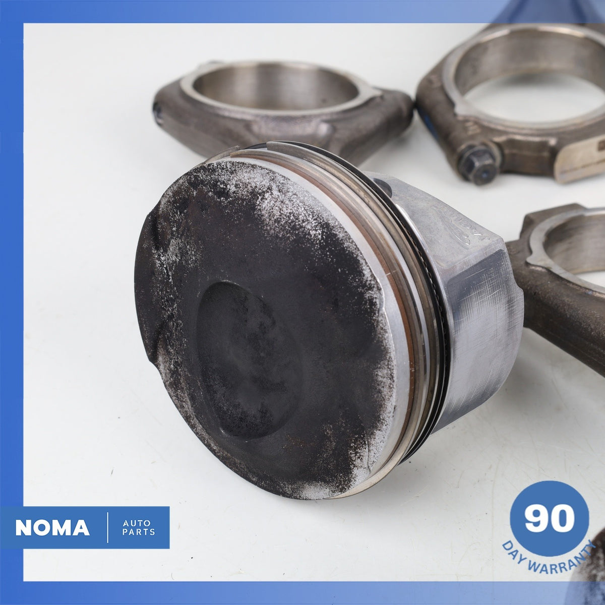 13-21 Jaguar X351 XJ XE XF 3.0L AJ126S Engine Piston Connecting Rod Set OEM - photo 11
