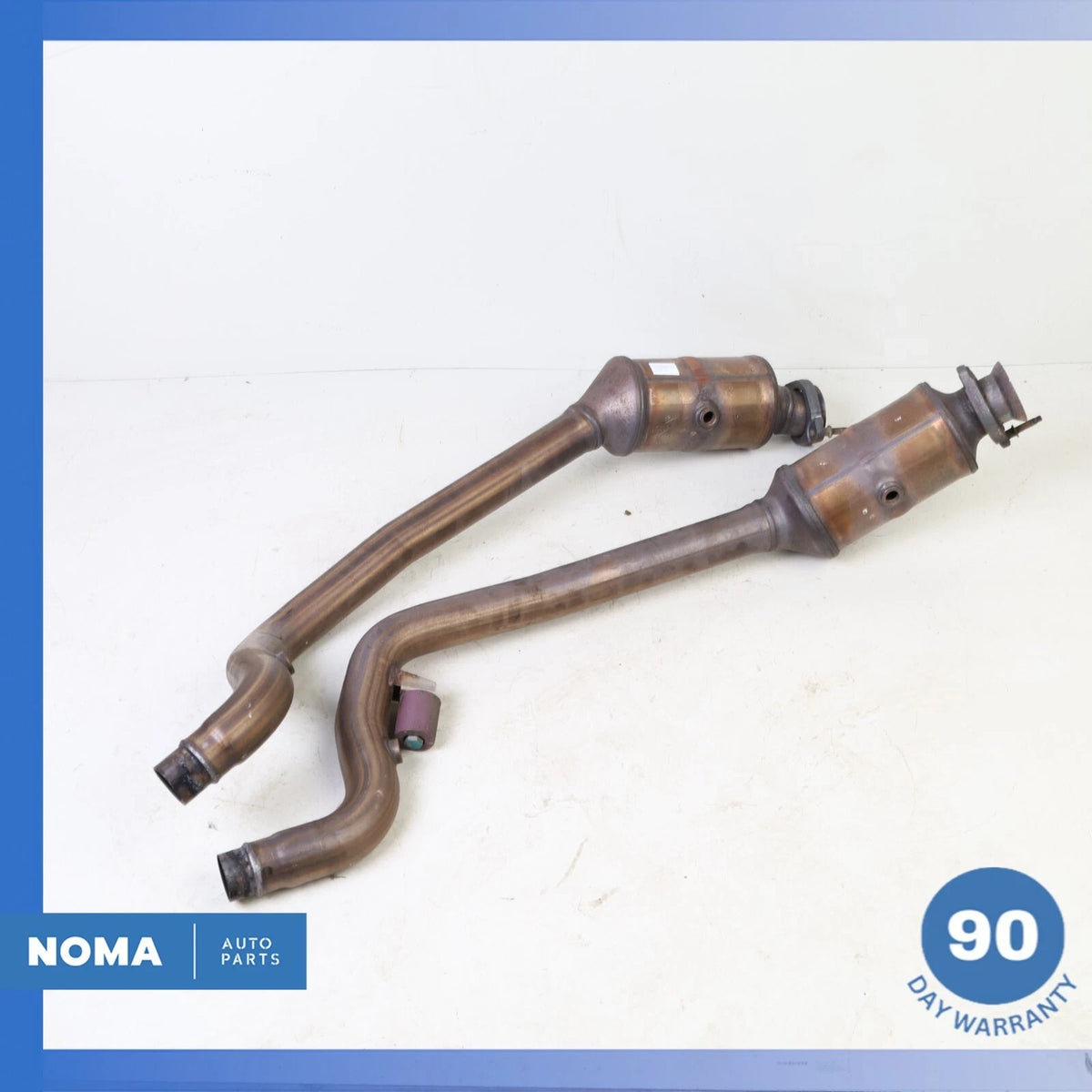16-19 Jaguar X351 XJL XJ 3.0L Left & Right Side Exhaust Downpipe Set OEM 65k - photo 9