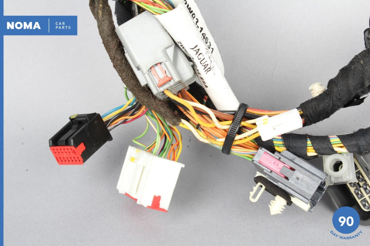 2004 Jaguar XJ8 XJR VDP X350 Front Left Driver Side Door Wiring Harness OEM - photo 11