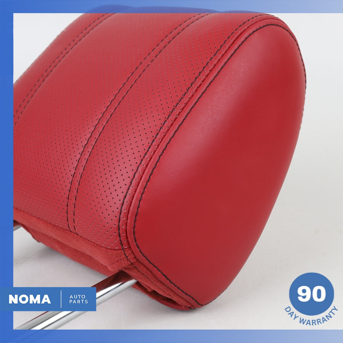 14-17 LR Range Rover Sport L494 Front Left Side Headrest Head Rest Red OEM - photo 6