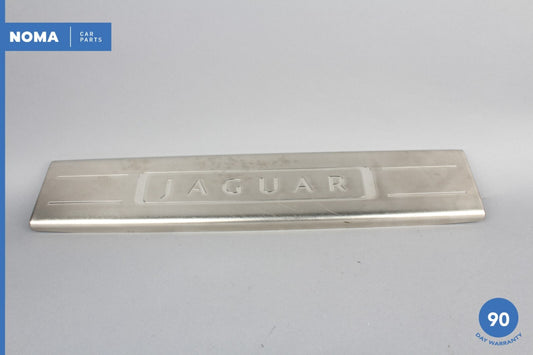 10-19 Jaguar XJ XJL X351 Front Left Driver Side Door Scuff Tread Plate OEM - photo 1