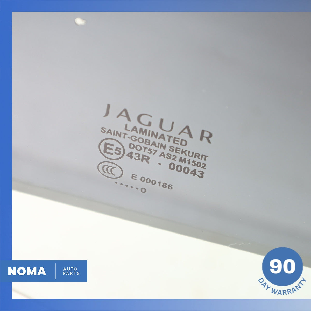 10-19 Jaguar X351 XJL XJR Rear Left Driver Side Door Window Glass C2D41365 OEM - photo 7