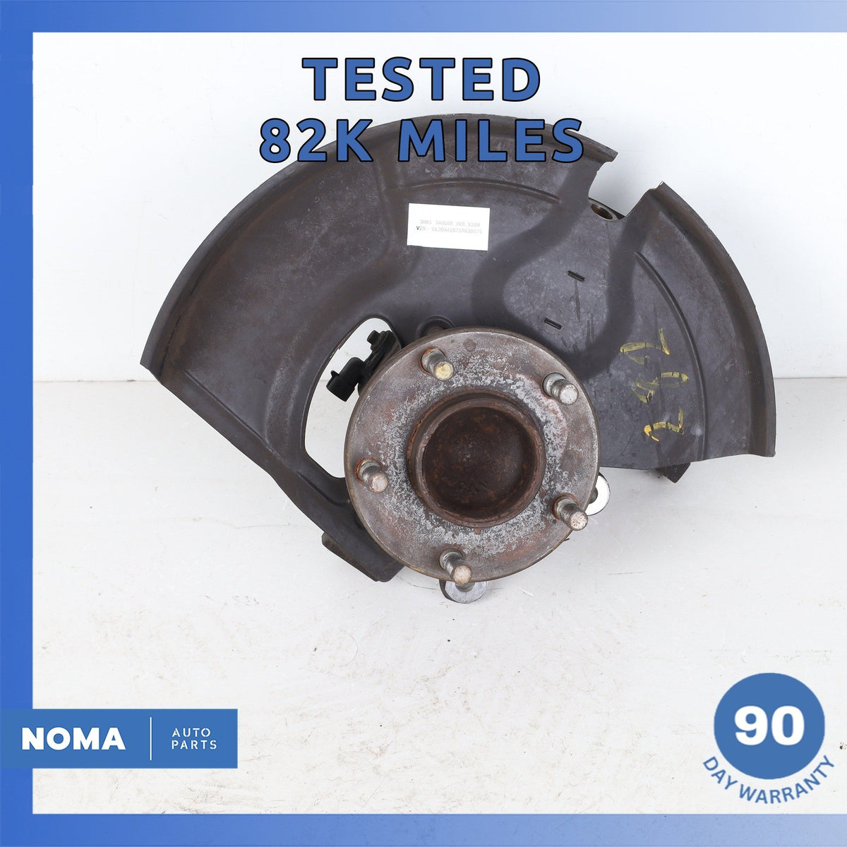 00-06 Jaguar X100 XKR Front Right Passenger Spindle Knuckle Hub w/Shield OEM 82k - photo 1