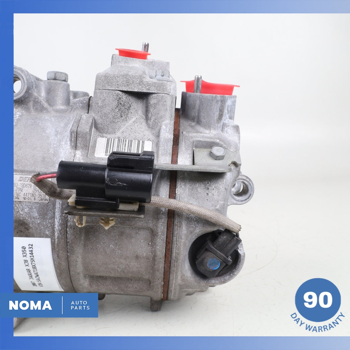 04-09 Jaguar X350 XJ8 VDP A/C AC Air Conditioning Compressor Clutch OEM 62k - photo 6