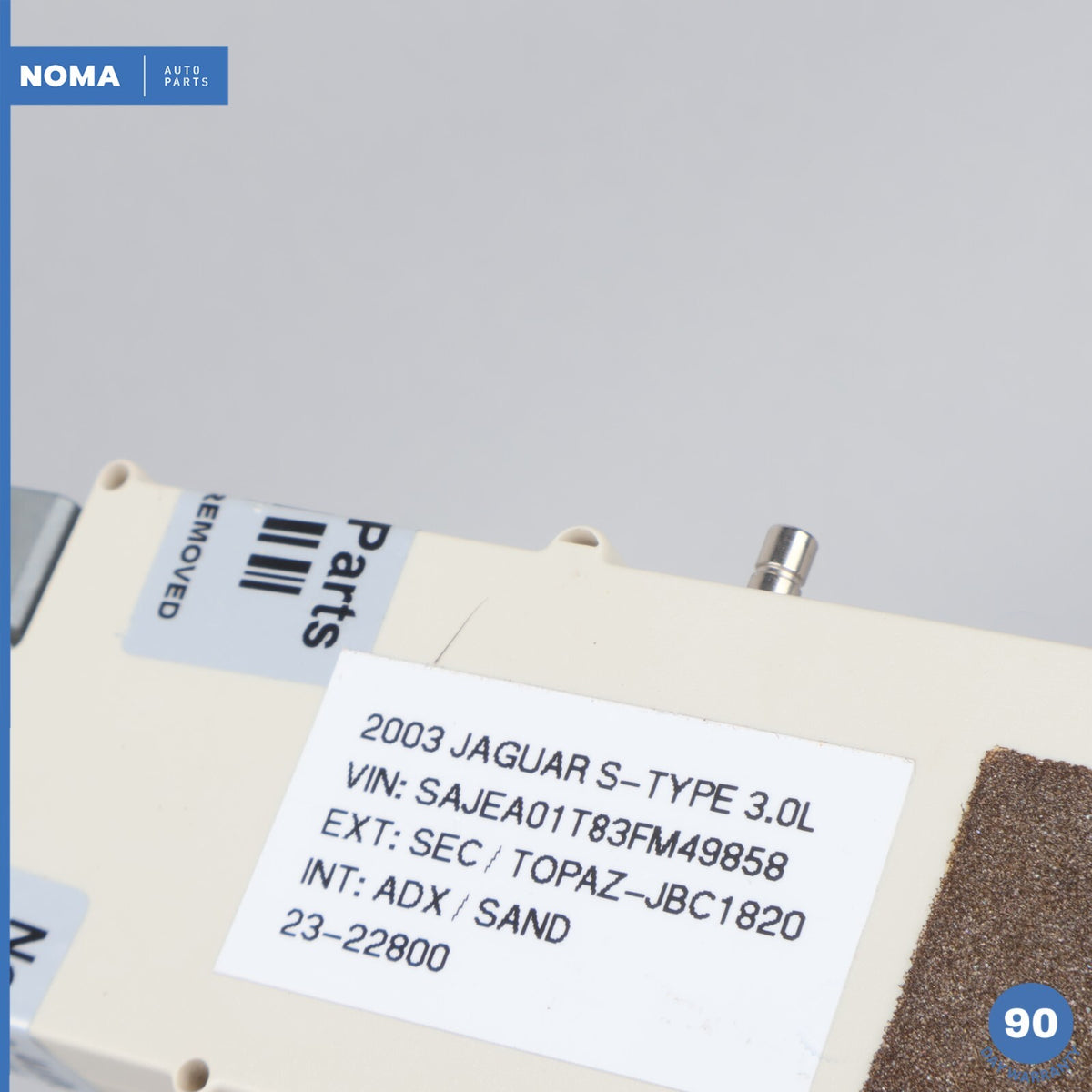 03-08 Jaguar S-Type R X202 AM FM Radio Antenna Amplifier 2R8318C847BC OEM - photo 12