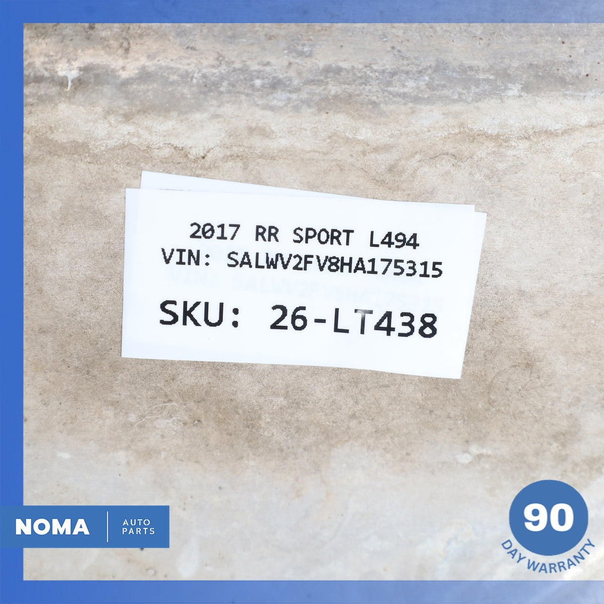 13-22 LR Range Rover Sport L494 L405 Front Engine Under Splash Shield Cover OEM - photo 16