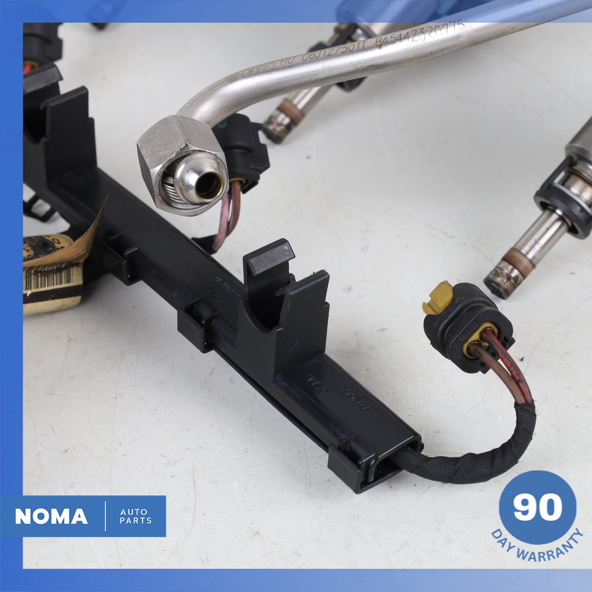 10-18 Audi 8U Q3 Q5 A4 A5 TT 2.0L Fuel Gas Rail w/ Injectors 06J133317M OEM - photo 8
