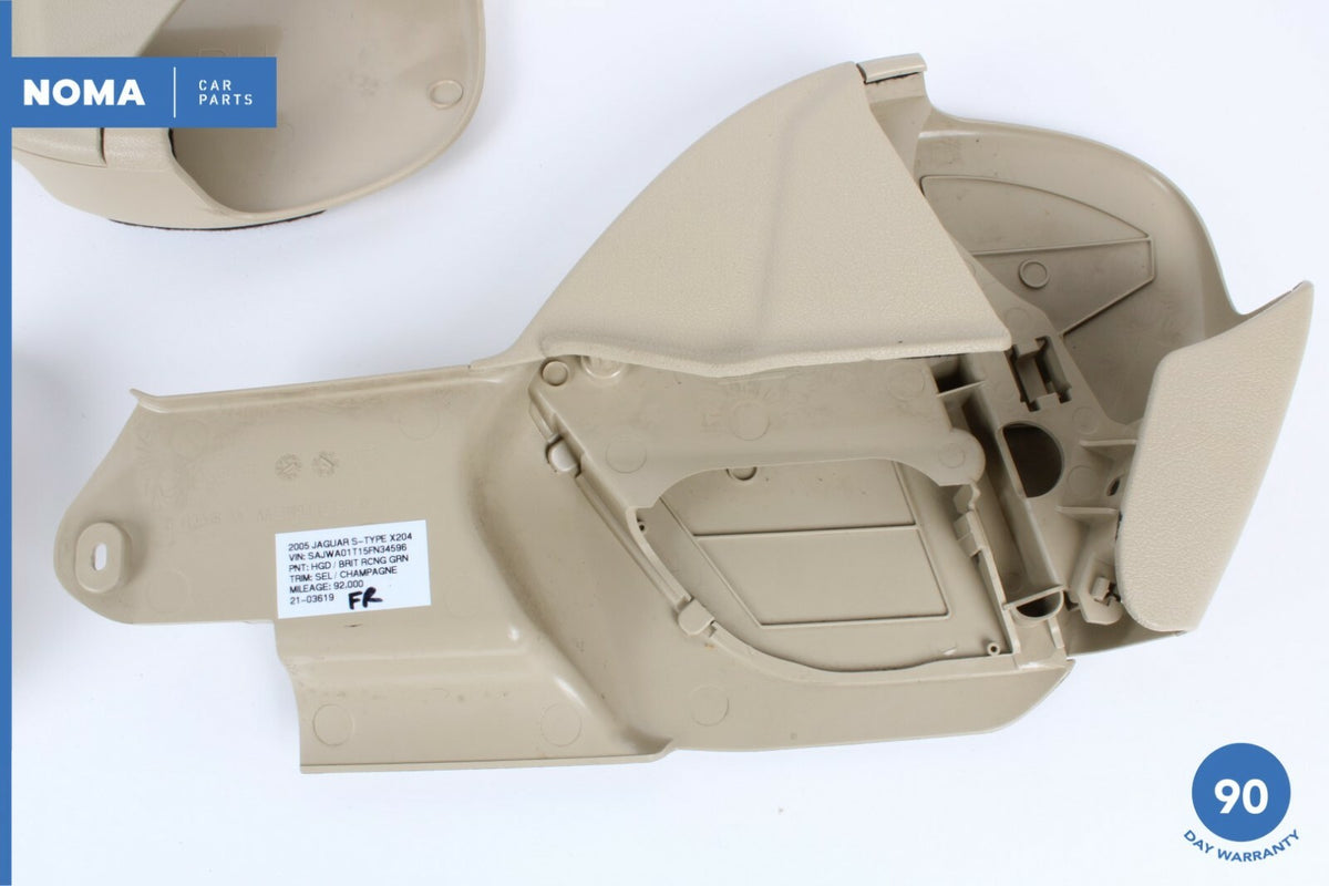 03-08 Jaguar X204 S-Type Front Right Seat Cover Trim Molding Set of 3 SEL OEM - photo 11
