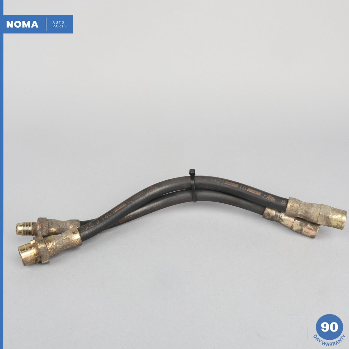 96-02 BMW Z3 E36 Rear Right & Left Side Hydraulic Brake Hose Line Set of 2 OEM - photo 5