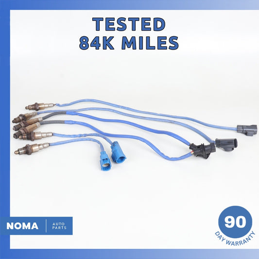 13-19 Jaguar X351 XJ Upstream Downstream Heated Oxygen Sensor Set of 6 OEM 84k - photo 1