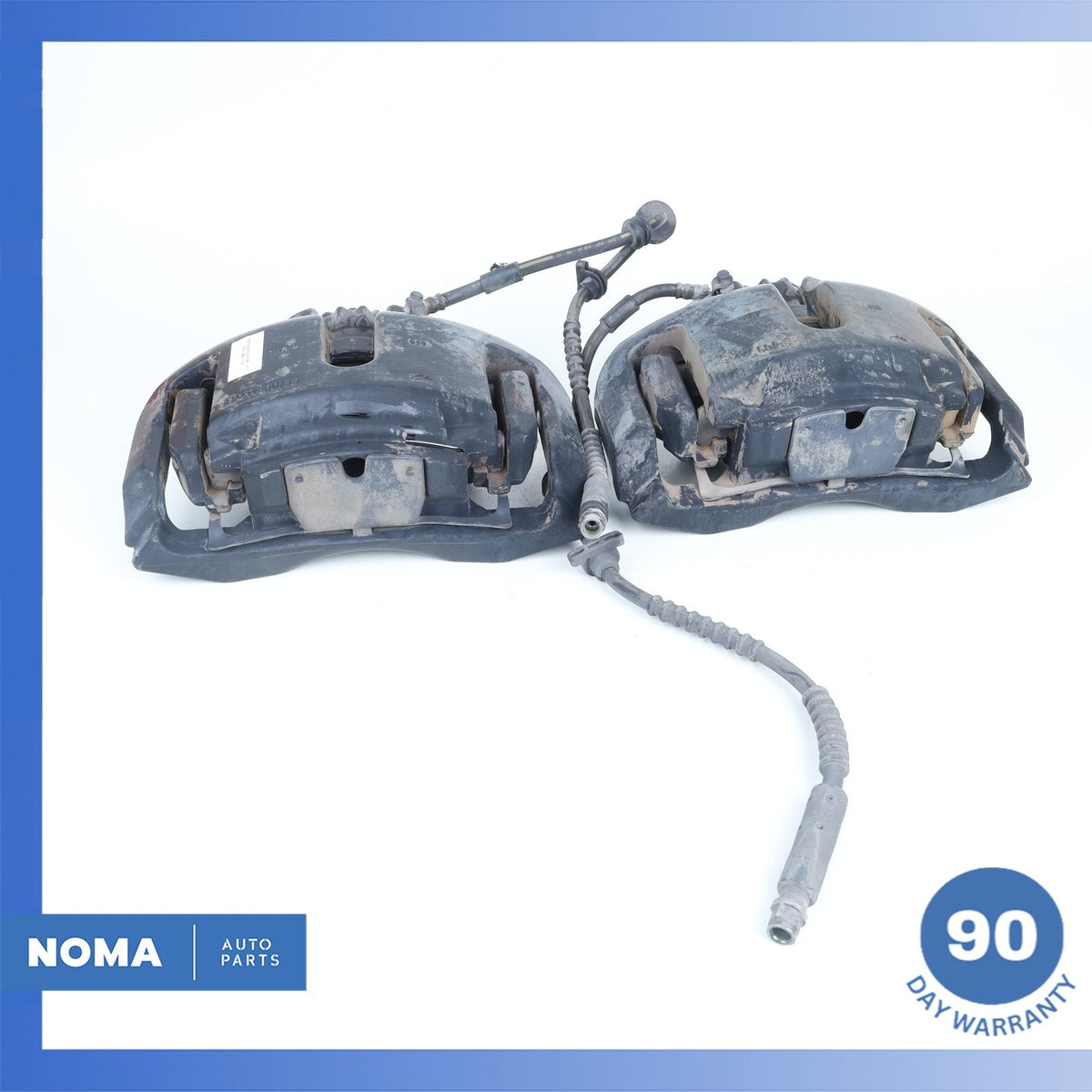 09-17 BMW F13 650i 550i 750i 535i Front Left & Right Brake Calipers Set of 2 OEM - photo 1