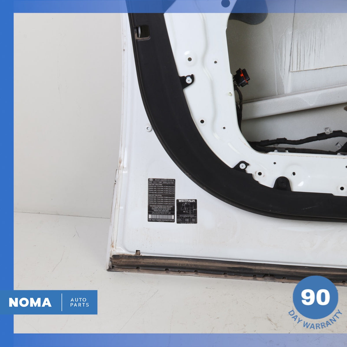 13-22 LR Range Rover L405 Front Left Driver Side Door Panel Shell White OEM - photo 10