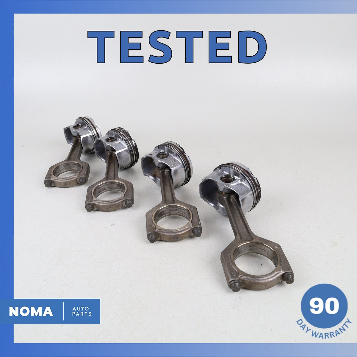 12-18 BMW E89 Z4 X3 228i 528i 2.0L N20 Engine Piston Connecting Rod Set OEM - photo 1