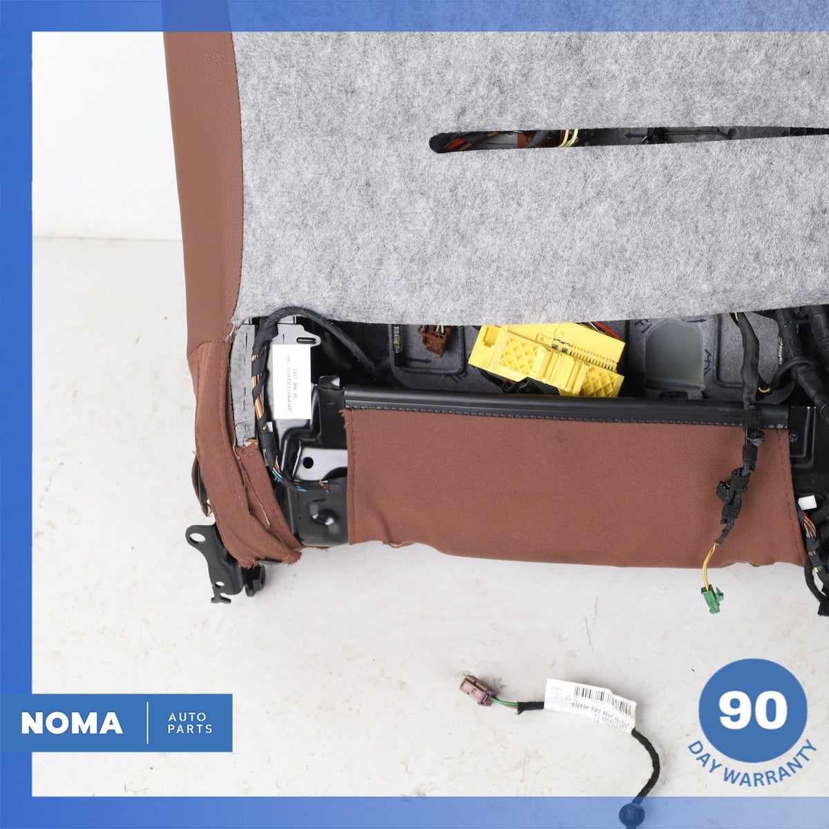 14-19 BMW F15 X5 X6 Front Right Side Top Upper Seat Cushion Brown OEM - photo 17