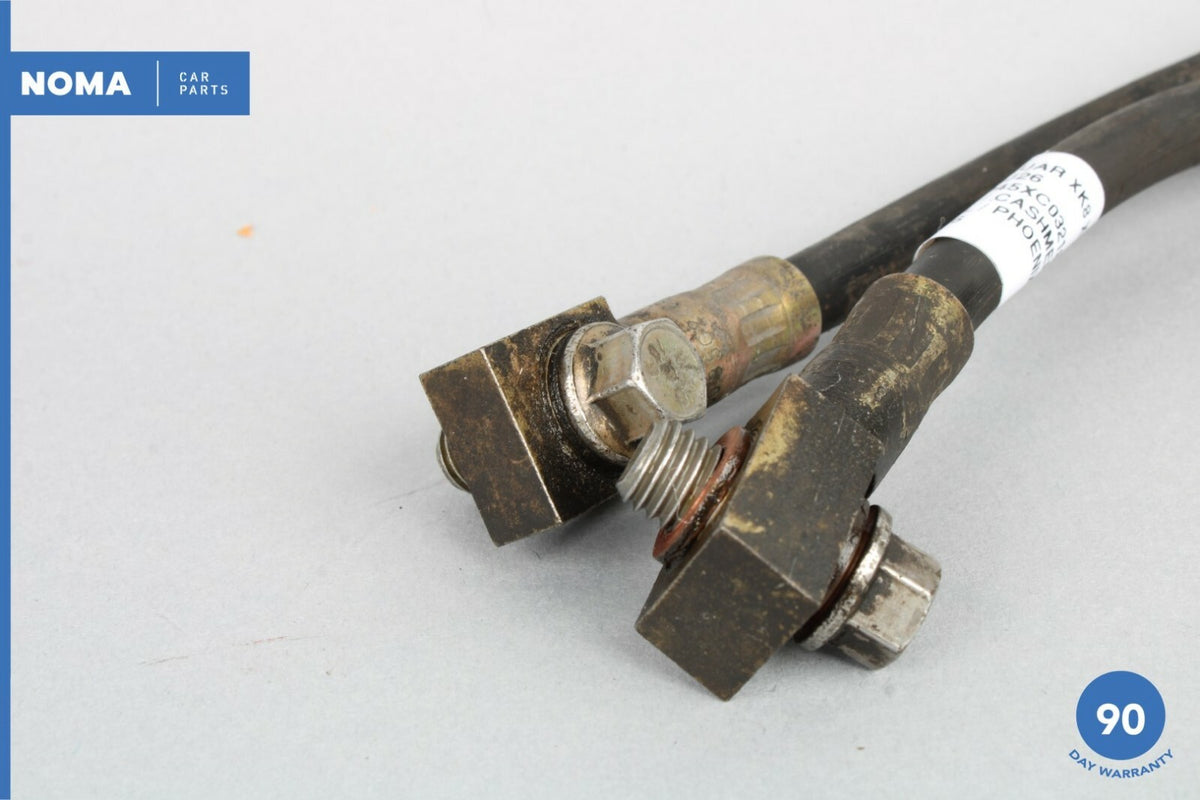 97-03 Jaguar XK8 X100 Rear Right & Left Hydraulic Brake Hose Line Set of 2 OEM - photo 3