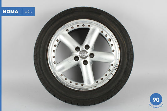 03-08 Jaguar S-Type X202 17x8 17 Inch 5 Spoke Rim Wheel w/ Tire Achilles OEM - photo 1