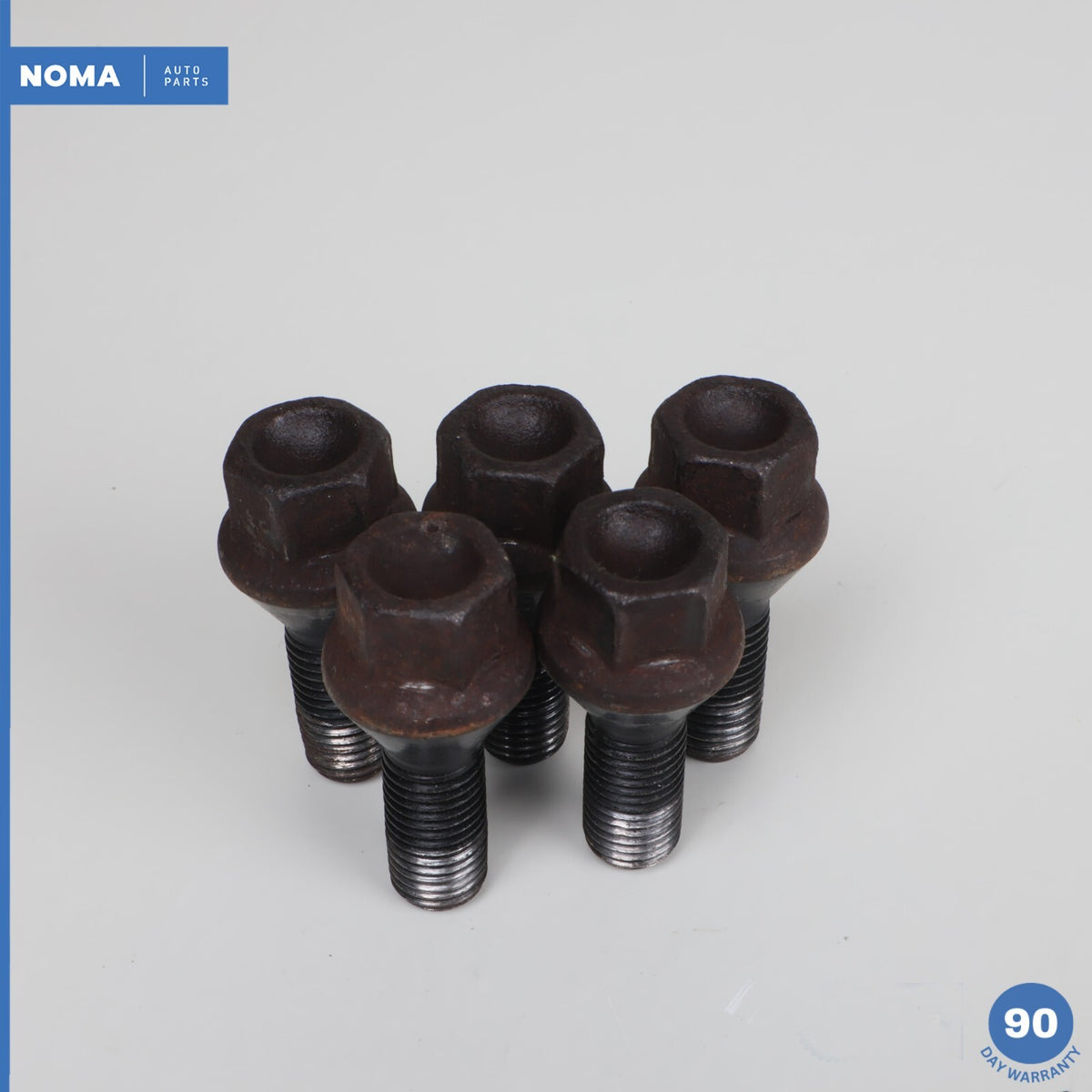 01-05 BMW 325i E46 Wheel Rim Lug Bolts Nuts Set of 5 36136781150 OEM - photo 1