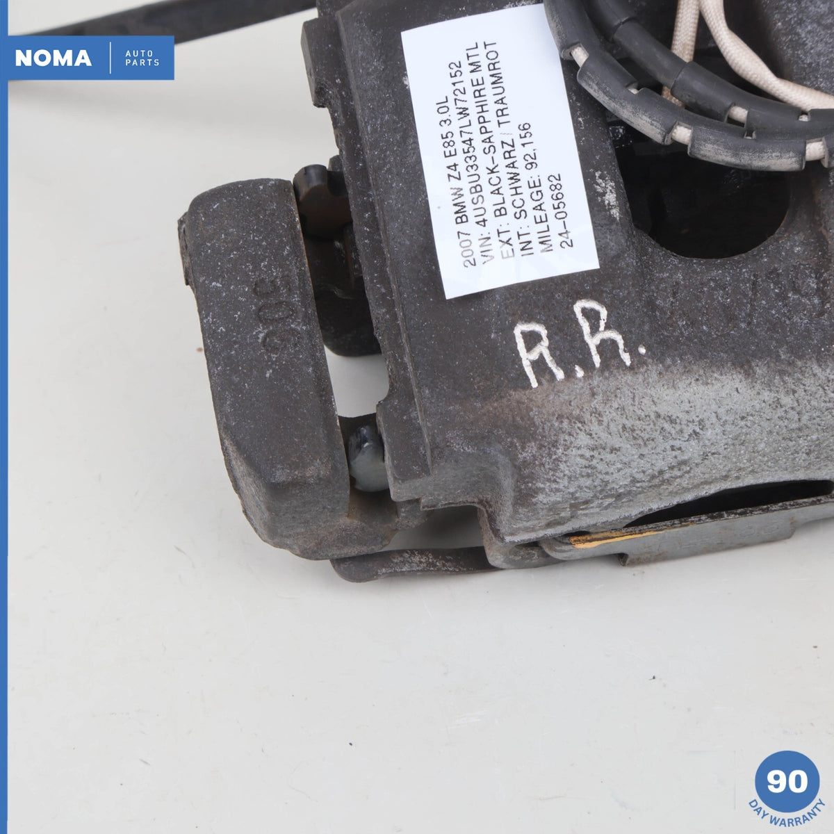 03-08 BMW Z4 E85 Rear Right Passenger Side Brake Caliper 34216758136  OEM - photo 5