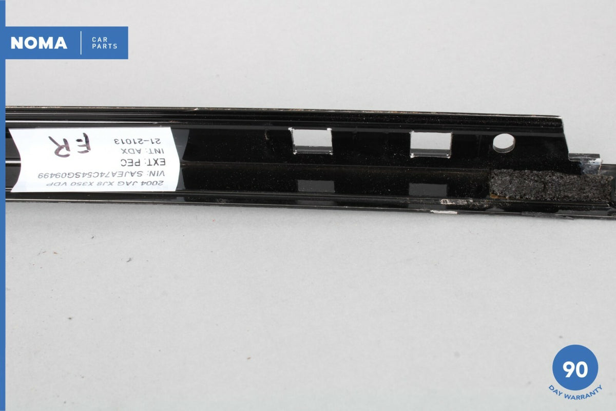 04-09 Jaguar XJ8 VDP X350 X358 Front Right Side Door Top Exterior Molding OEM - photo 9