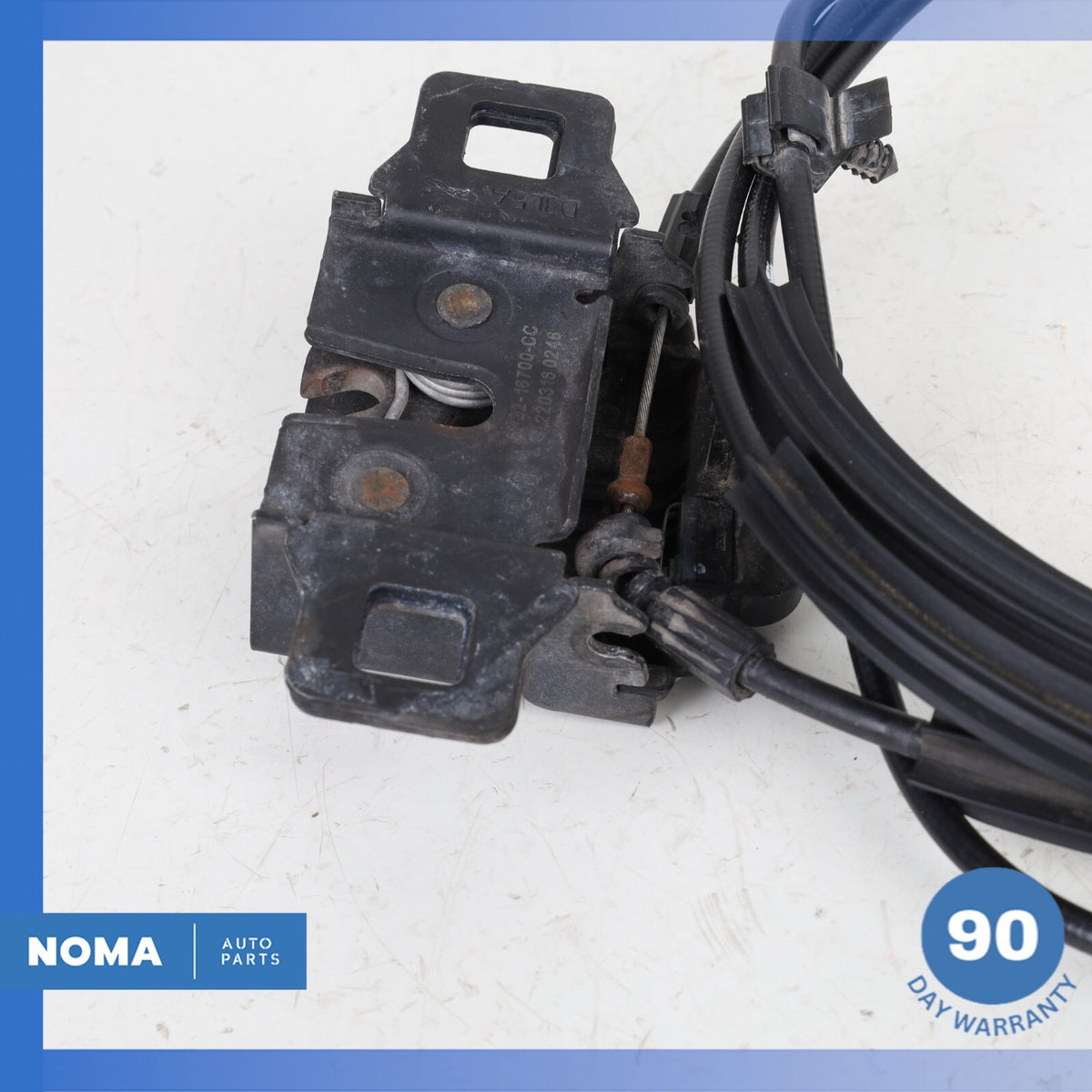 13-22 Land Rover Range Rover L405 Right & Left Hood Bonnet Lid Lock w/Cable OEM - photo 12