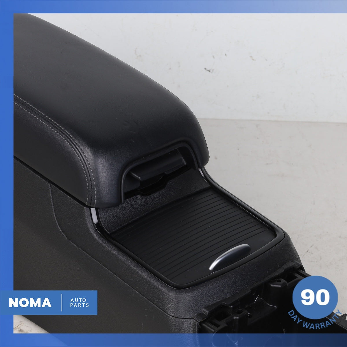 19-23 Dodge LD Charger Center Console Armrest Trim Cover Panel Black OEM - photo 7