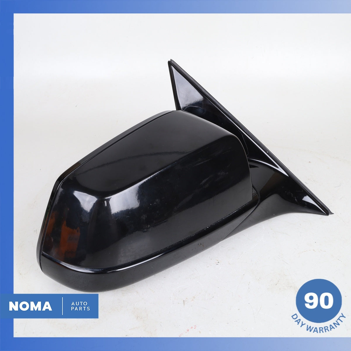 11-13 BMW F10 550i 535i 528i Right Rear View Door Mirror w/ Camera Black OEM - photo 9