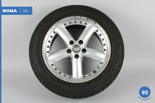 03-08 Jaguar S-Type X202 17x8 17 Inch 5 Spoke Wheel Rim w/ Tire Achilles OEM - photo 1