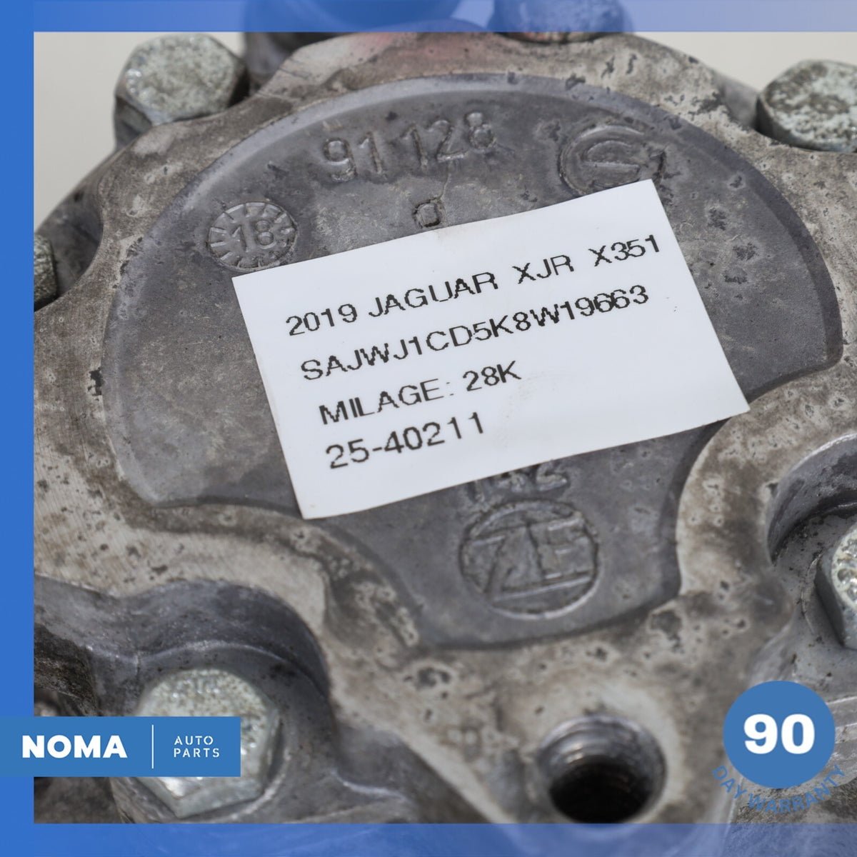 10-19 Jaguar X351 XJ 3.0L 5.0L Power Steering Pump Assembly 8W833A674AB OEM - photo 6