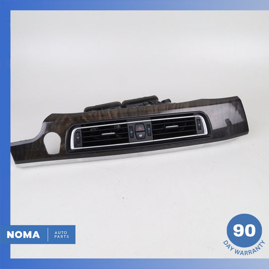 BMW F02 750i 740i Dash Dashboard A/C AC Air Vent w/ Wood Trim OEM - photo 1