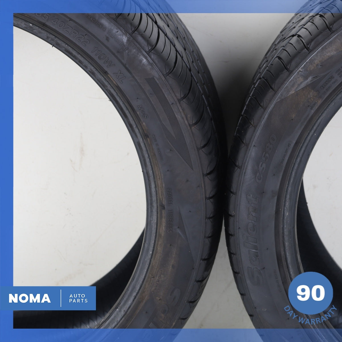 285/40ZR22 Celimo Salient CS580 285 40 22 110W XL 5/32" Set of 2 Tires - photo 6