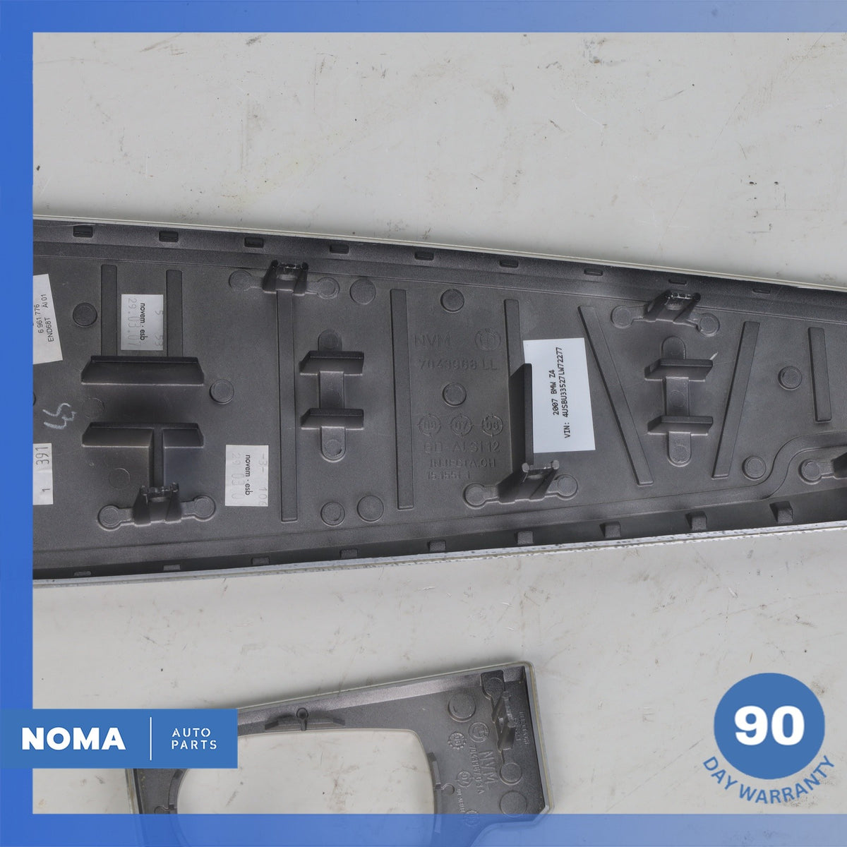 03-08 BMW E85 Z4 Dashboard Cover Panel Trim Set Aluminium OEM - photo 9