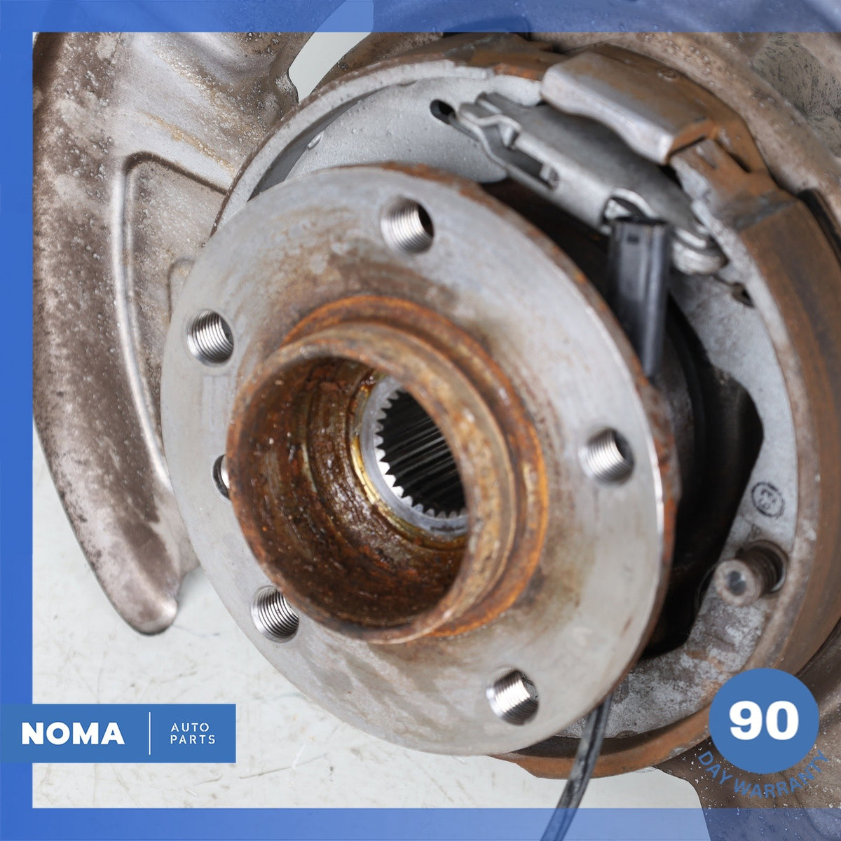 14-19 BMW F15 X5 X6M Rear Right Passenger Side Spindle Knuckle Hub w/ Shield OEM - photo 5