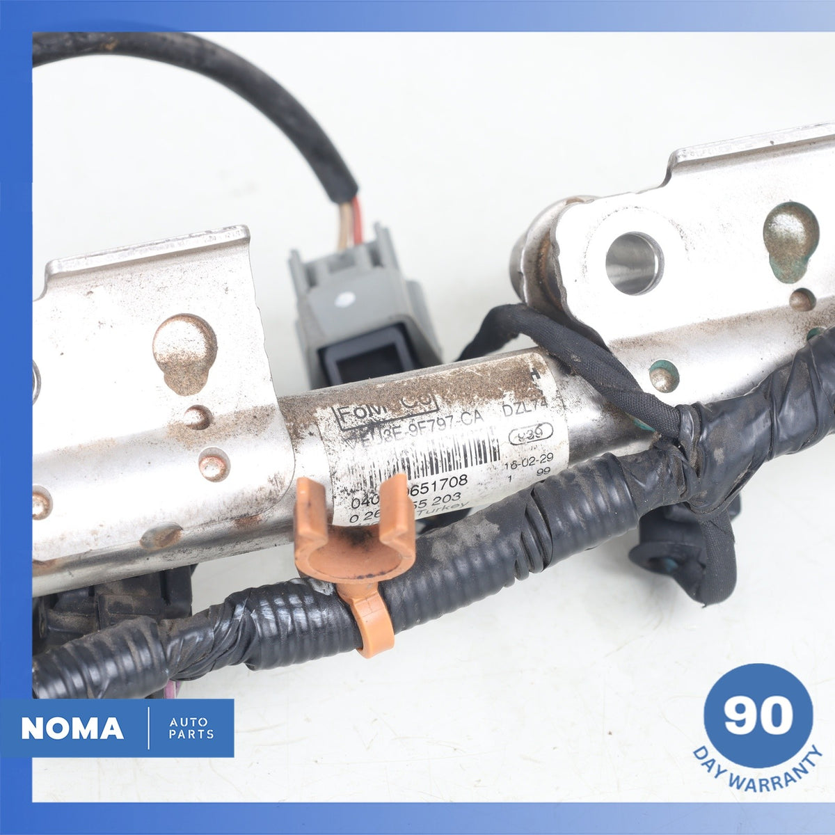 14-17 RR Evoque L538 2.0 Engine Motor Fuel Injector Rail w/ Injectors OEM - photo 20