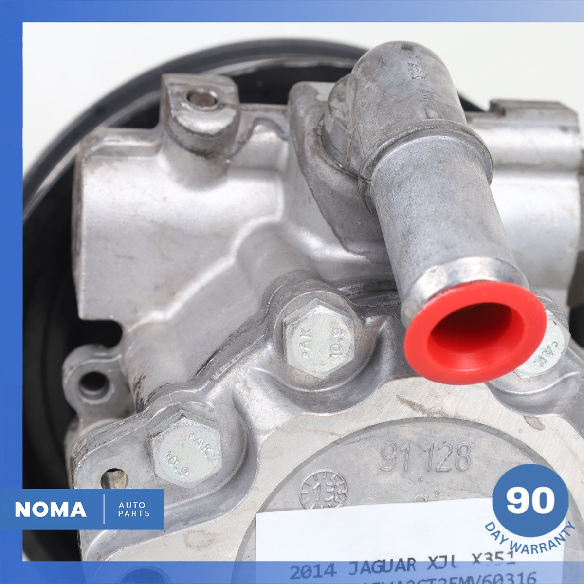 10-19 Jaguar X351 XJ 3.0L 5.0L Power Steering Pump Assembly 8W833A674AB OEM - photo 9