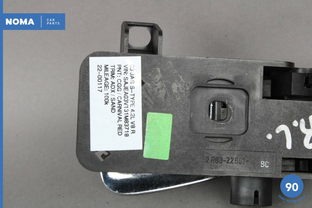 03-08 Jaguar S-Type R X202 Rear Left Side Interior Door Handle 2R8322601BC OEM - photo 6