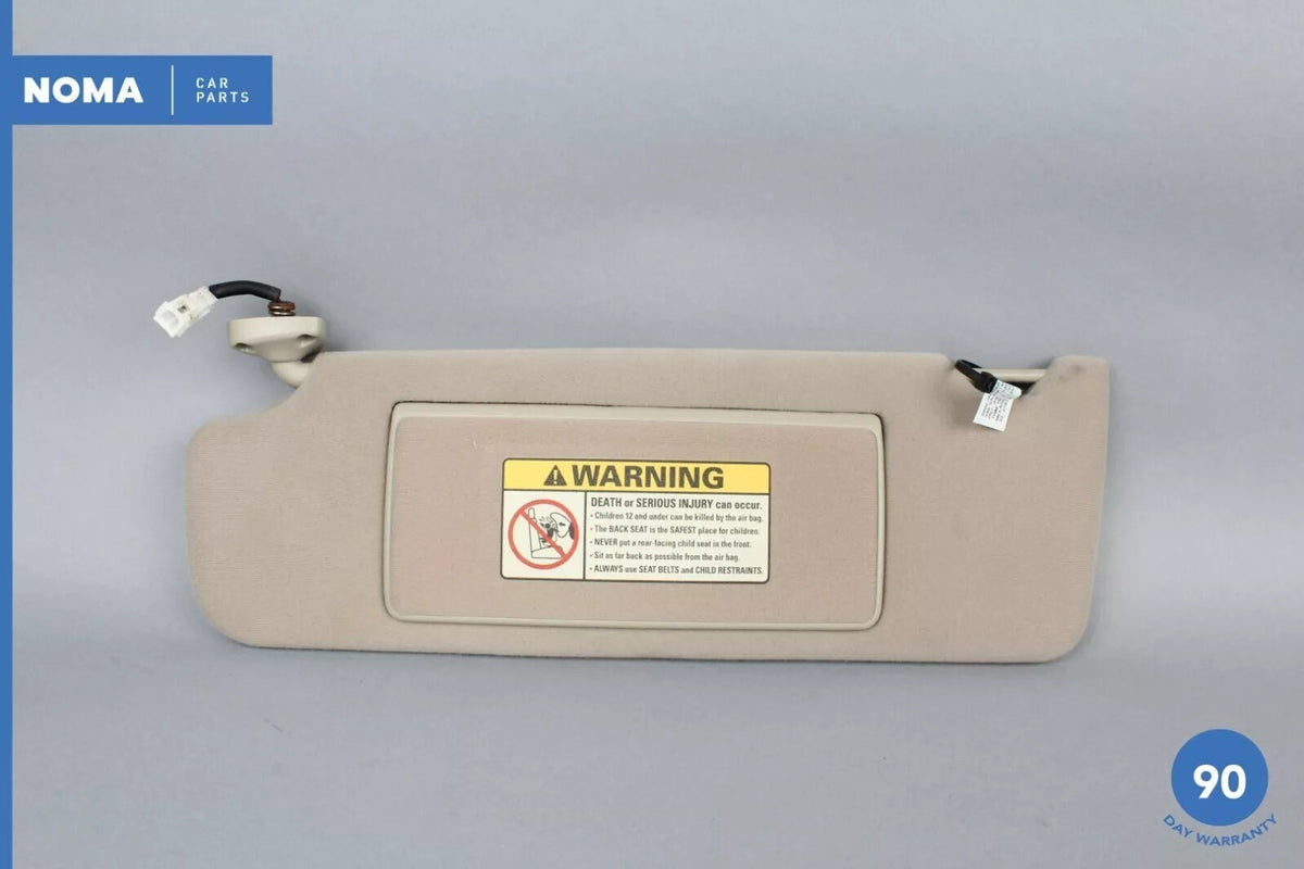 98-03 Jaguar X308 XJ8 XJR VDP Left Driver Side Sun Visor Shade Beige OEM - photo 8
