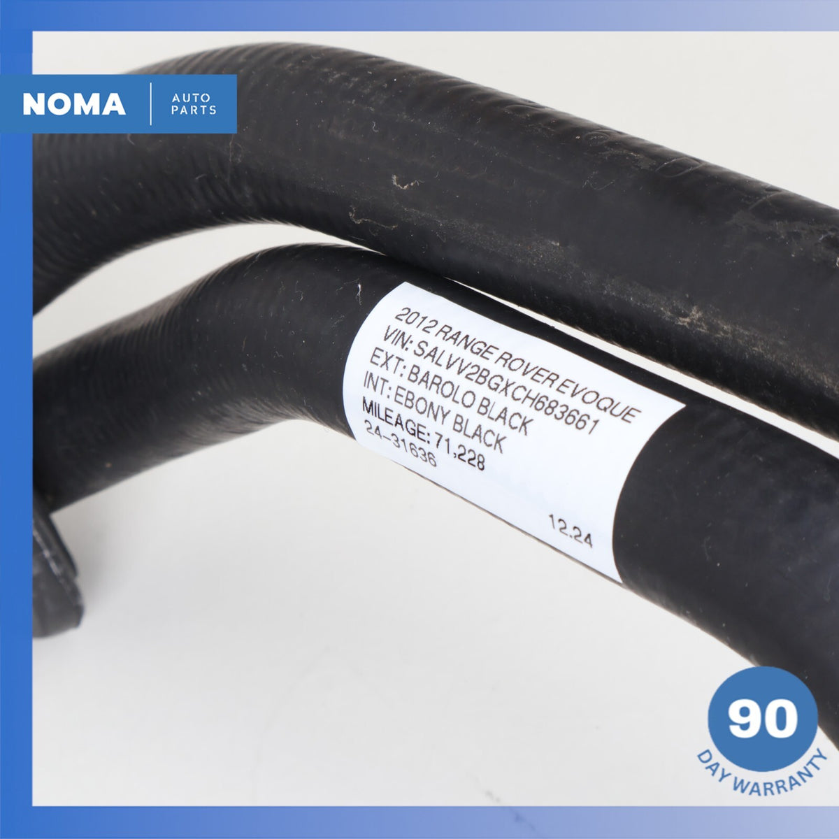 2012 LR Range Rover Evoque L538 AC A/C Air Conditioning Heater Hose OEM - photo 15