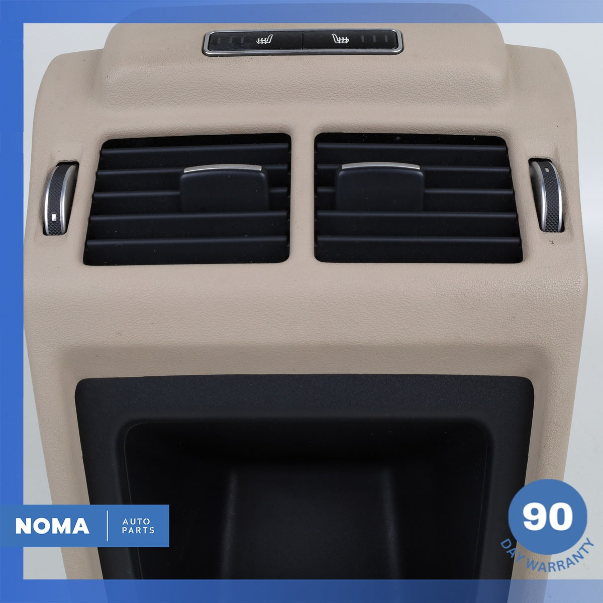 14-17 LR Range Rover Evoque L538 Rear Center Console Air Vent Trim Beige OEM - photo 3