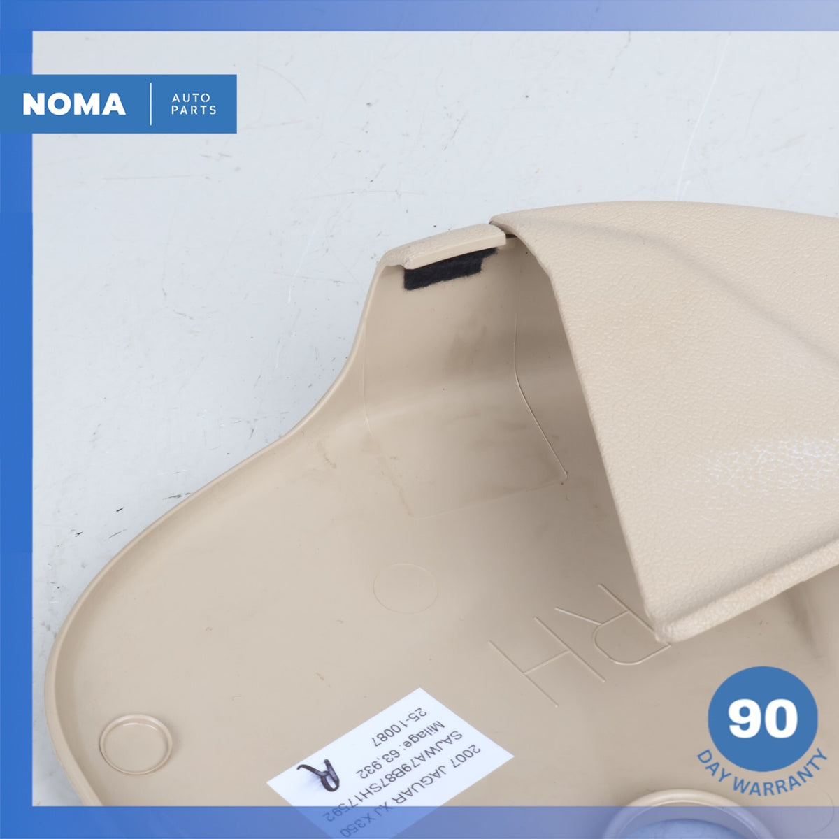2007 Jaguar X350 XJ8 VDP Front Right Passenger Side Valance Cover Trim Beige OEM - photo 9